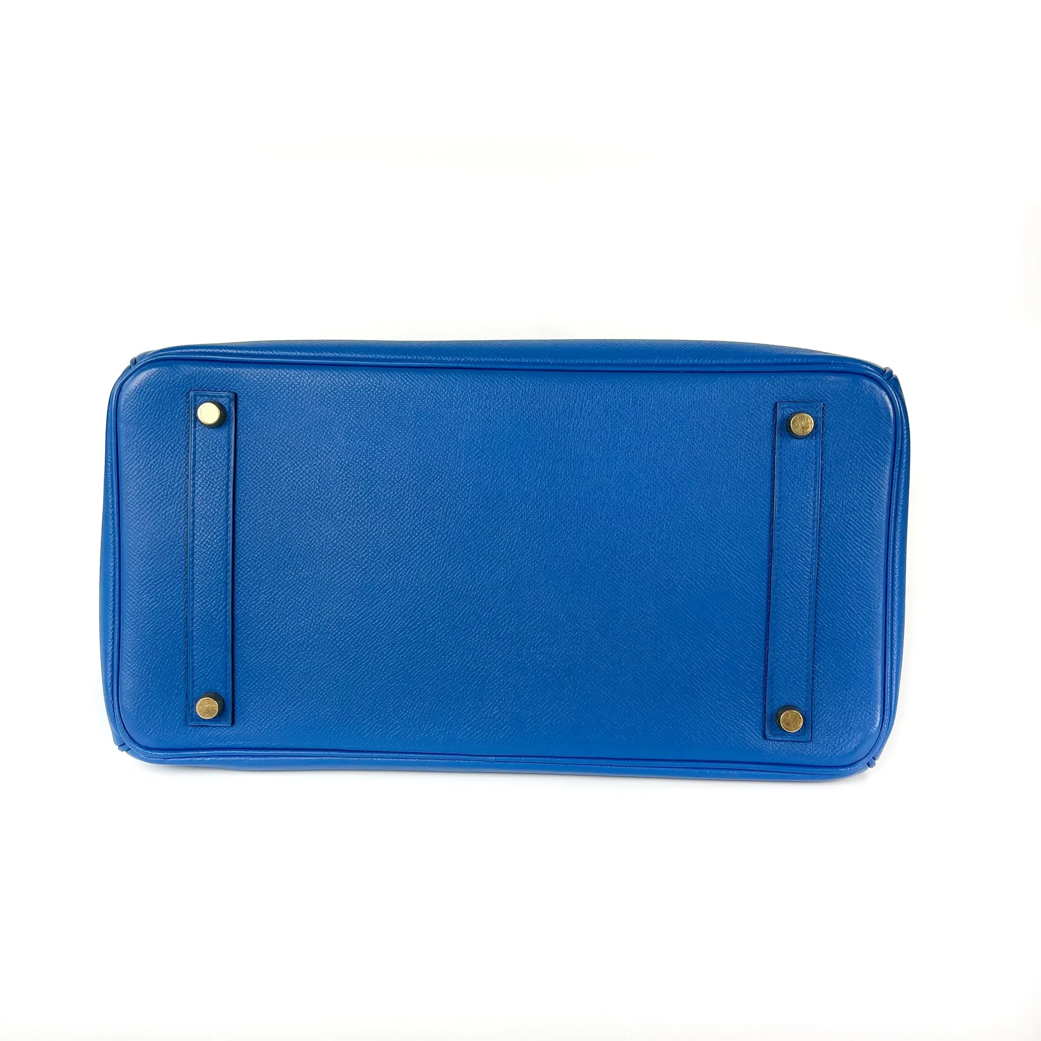 Birkin 35 in Blue Chourchevel Leather