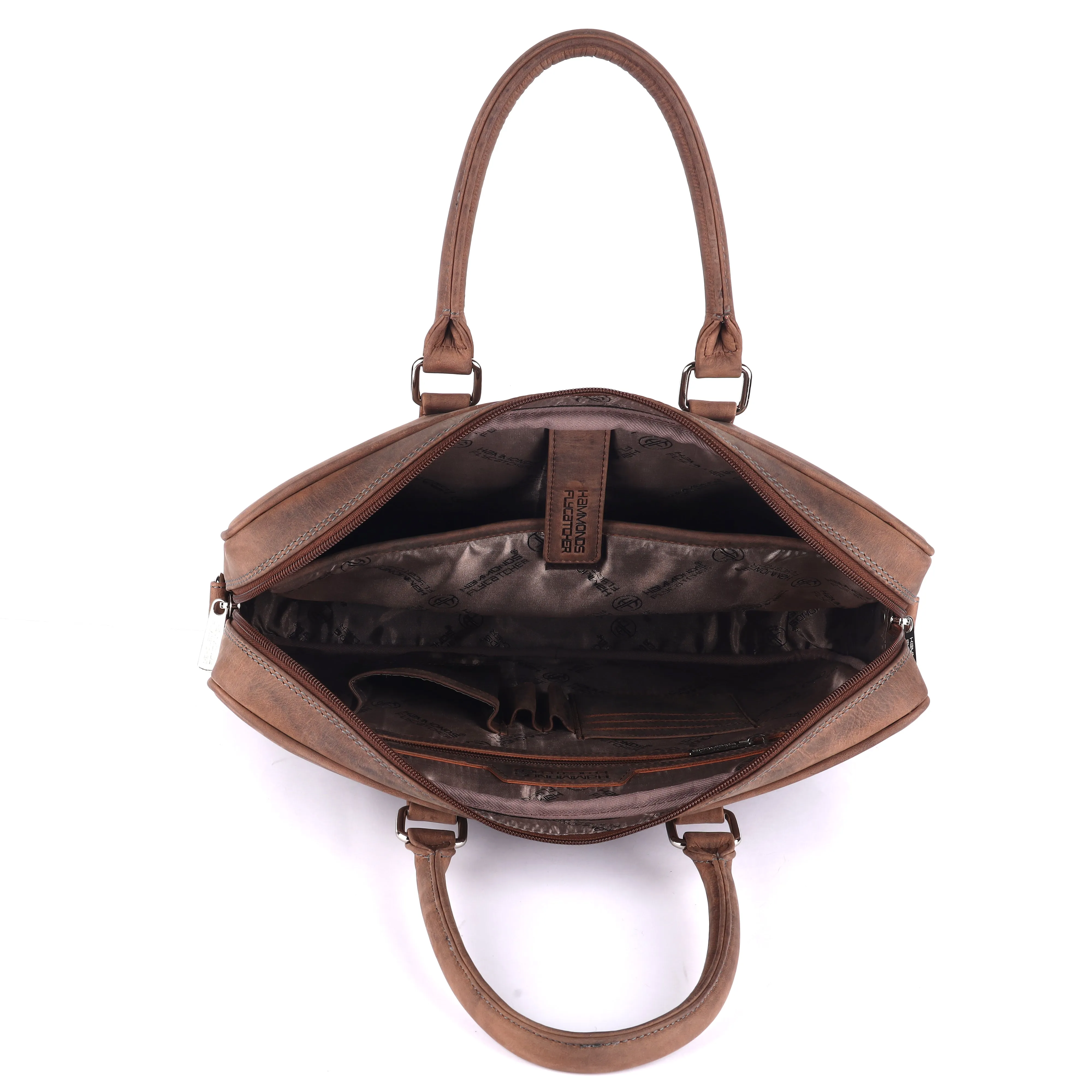 Genuine Leather Office Bag for Men, 15.6 Inch Laptop Bag, 1 Year Warranty